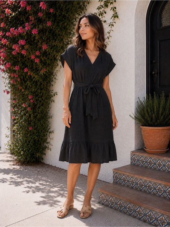 GAP Dresses & Skirts - NWT Gap 100% Cotton Flare Dress‎ Medium Tall
